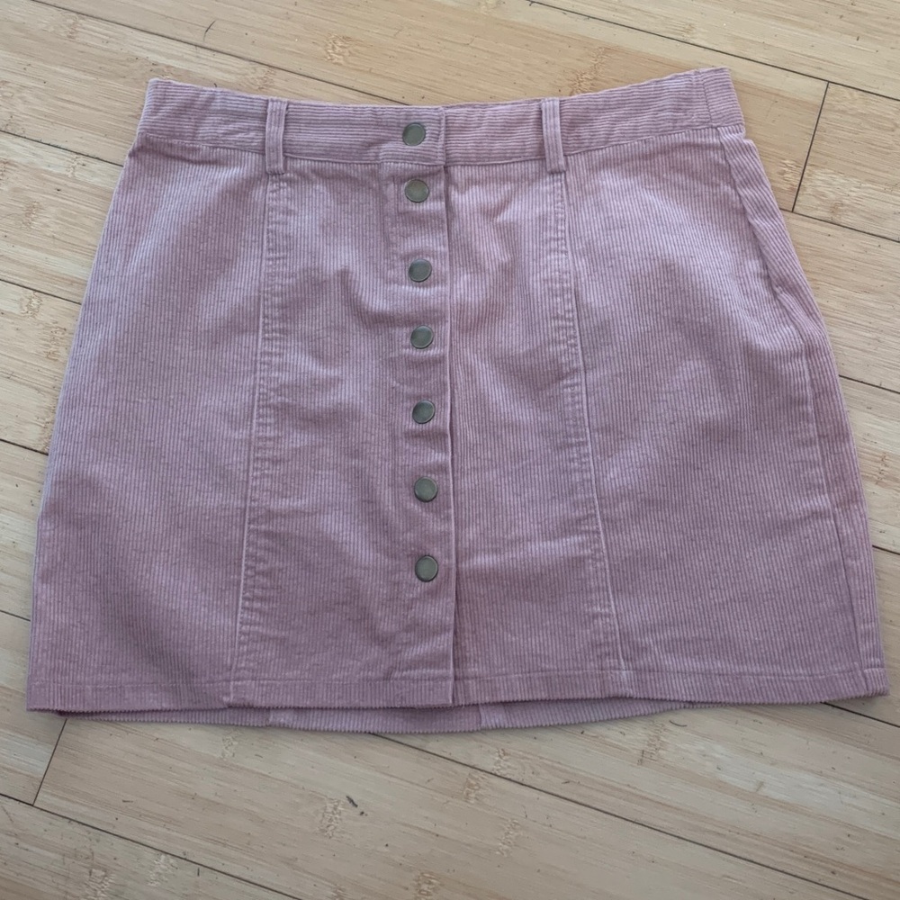 BaeVely Dusty Pink Corduroy Mini Skirt balletcore coquettegirl feminine size M
